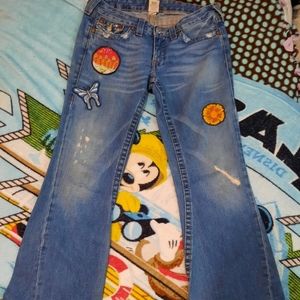 True Religion Society Club Embroidered Jeans